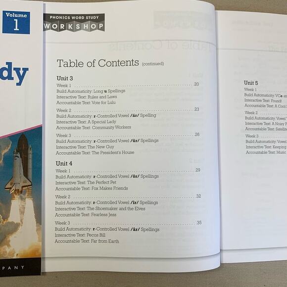 Homeschool Elementary Phonics My Word Study Benchmark Education Set Volumes 1&2 - Picture 7 of 12